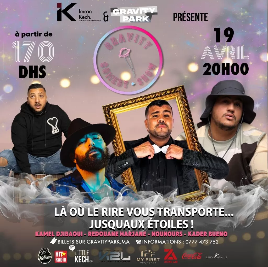 Gravity Comedy Show – Là où le rire vous transporte… jusqu’aux étoiles !