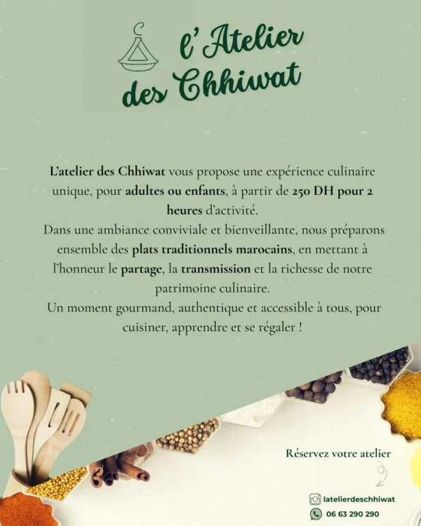L’Atelier des Chhiwat Casablanca