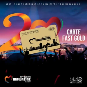 Carte Fast Gold Mawazine 2025