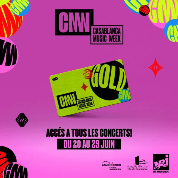 Carte GOLD – Casablanca Music Week 2025