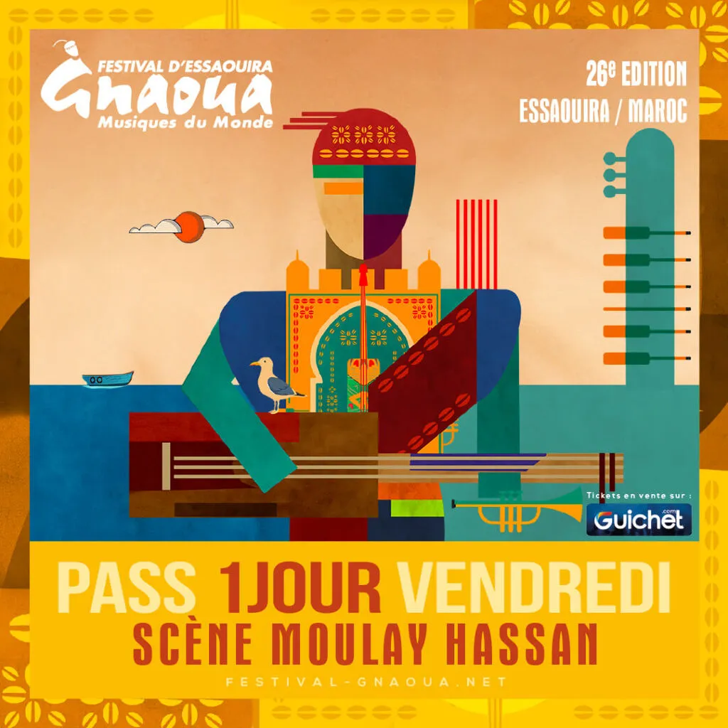 Festival Gnaoua et Musiques du Monde 2025 – Pass VENDREDI