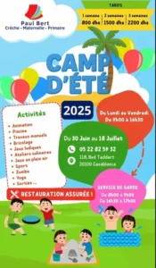 École Paul Bert – Summer Camp 2025