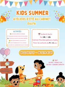 Cabinet Pluridisciplinaire OULFA – Summer Camp 2025