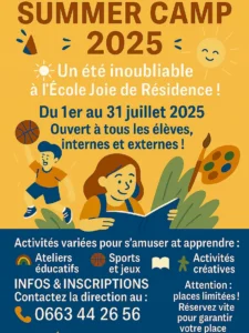Joie de la résidence – Summer Camp 2025 