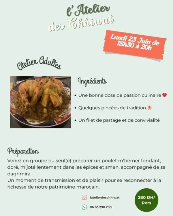 L’Atelier des Chhiwat Casablanca