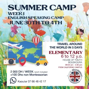Ecole Montessori Casablanca – Summer Camp 2025