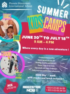 Planète Montessori – Summer Camp 2025 