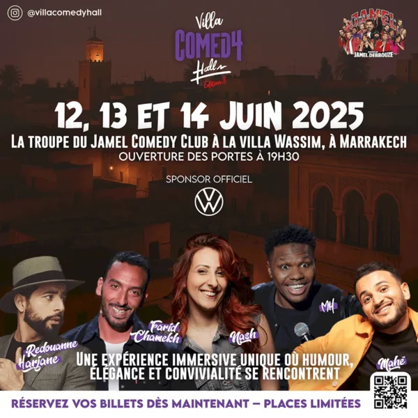 LA VILLA COMEDY HALL – 3ᵉ ÉDITION Casablanca