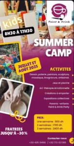 Paint & Drink – Summer Camp 2025