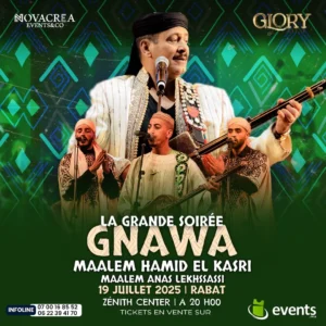 Soirée GNAWA Maalem Hamid El kasri & Maalem Anas Lakhssassi