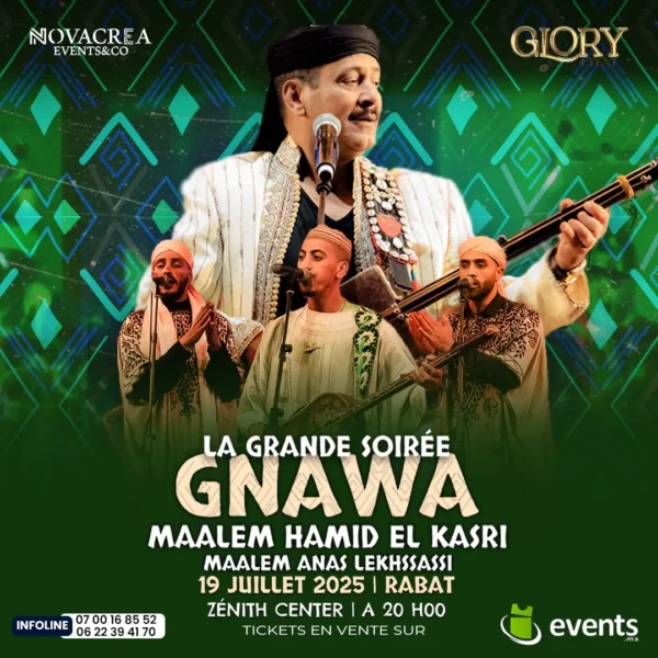 Soirée GNAWA Maalem Hamid El kasri & Maalem Anas Lakhssassi