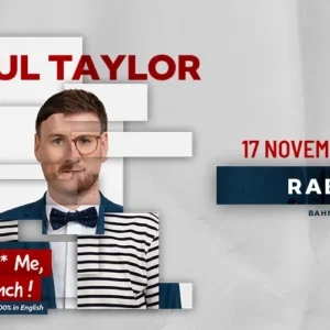 Paul Taylor dans F*** me I’m French à Rabat- 100% English show