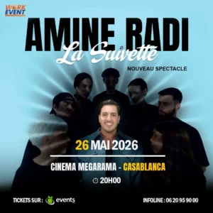 Amine Radi dans La suivette à Casablanca (Nouveau spectacle)